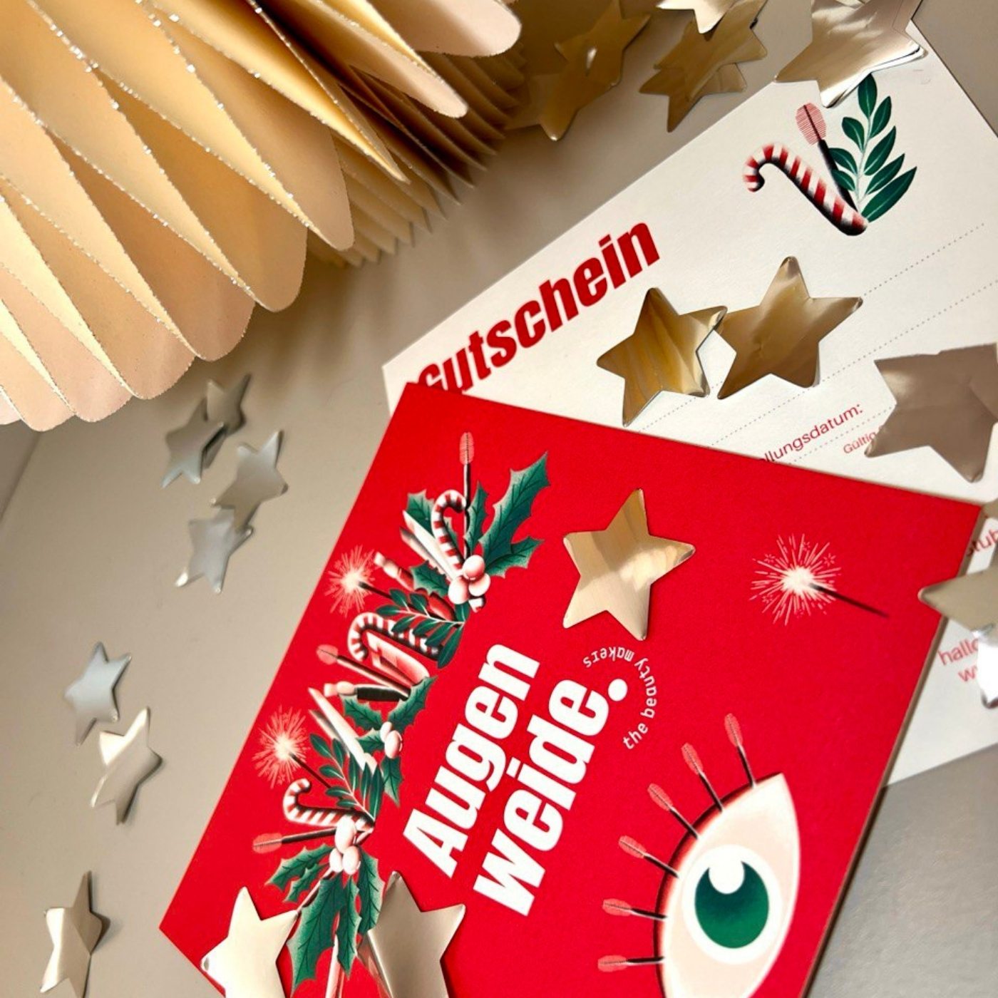 Weihnachtsgutschein von Augenweide