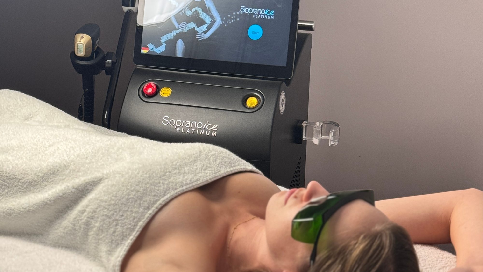 Laserhaarentfernung im Studio
